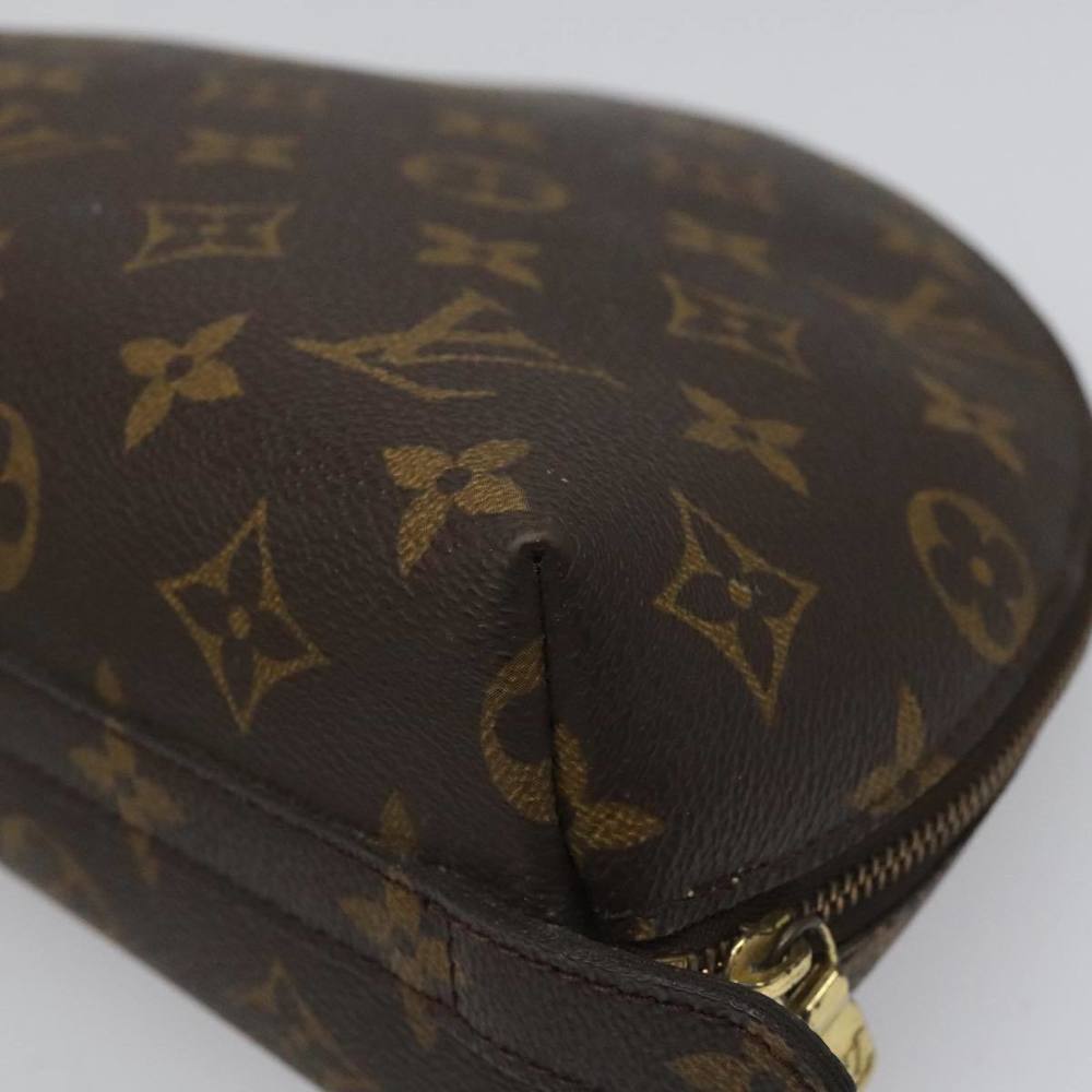 LOUIS VUITTON Monogram Trousse Demi Ronde Cosmetic Pouch M47520 LV Auth yk17035 - Picture 15 of 16